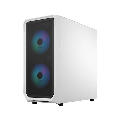 Fractal Design | Focus 2 | Side window | RGB White TG Clear Tint | Midi Tower | Power supply included No | ATX - 4